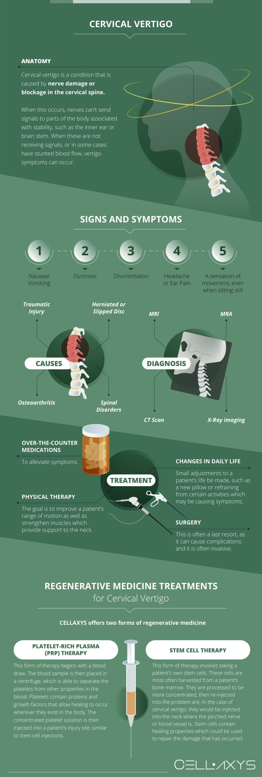 Cervical Vertigo How A Pinched Nerve Can Cause Chronic Dizziness Cellaxys