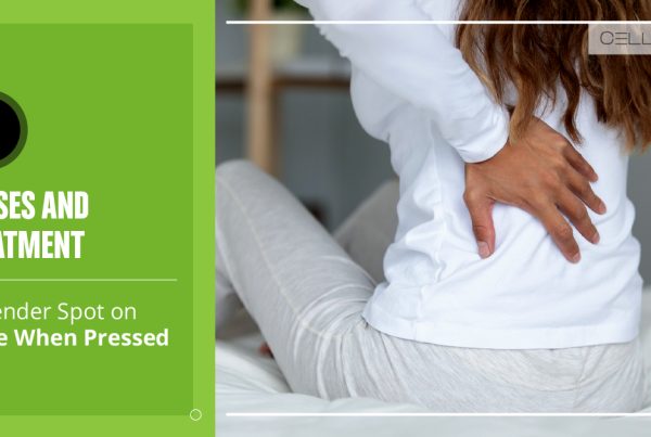 tender spot on spine when pressed