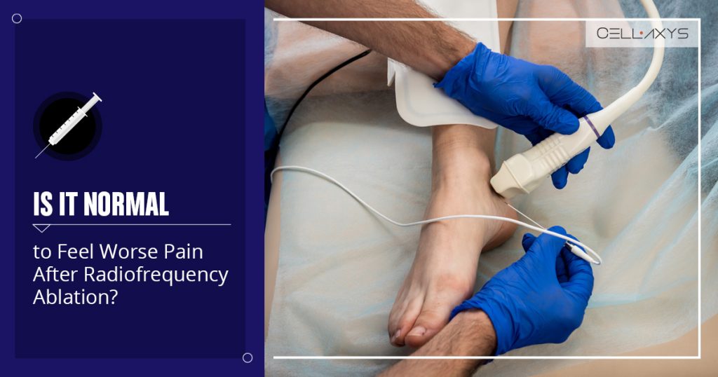 worse pain after radiofrequency ablation