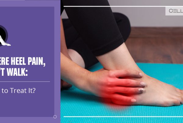 severe heel pain can't walk