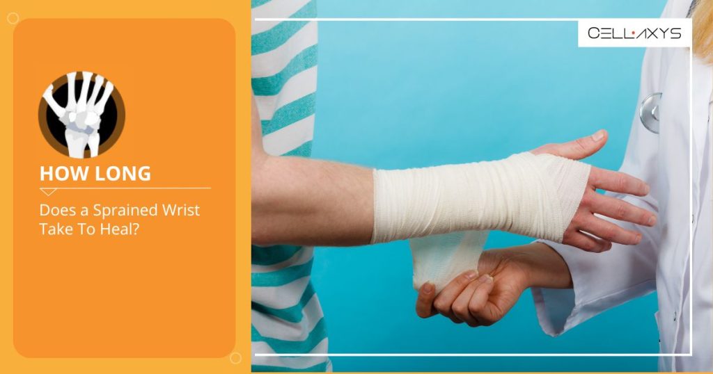 how long does a sprained wrist take to heal