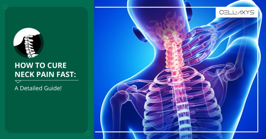 how to cure neck pain fast